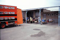 Das Rotel-Camp auerhalb von Teheran