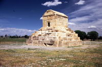 Das Grabmal des Kyros II, der Groe