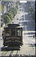 Cable Car in der California Street