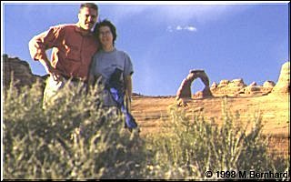 Wir Beide vor der Delicate Arch